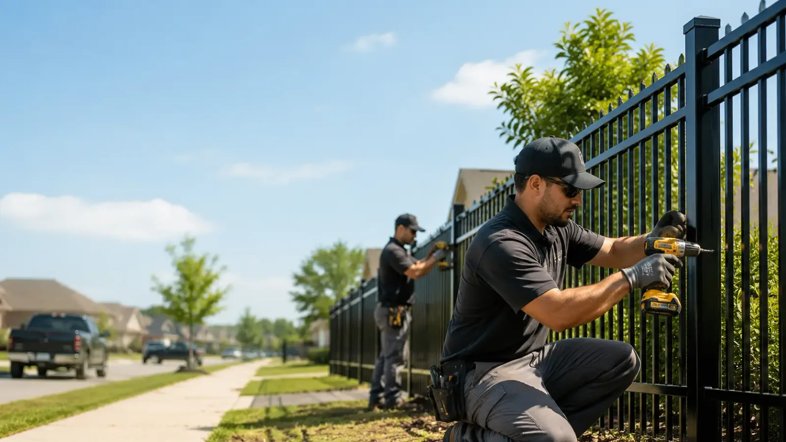 Metal Fence Installation in Aubrey, TX